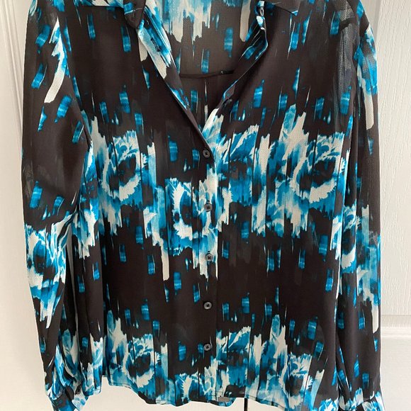 Derek Lam for Design Nation Long Sleeve Button up - Picture 1 of 4